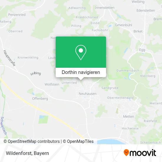 Wildenforst Karte