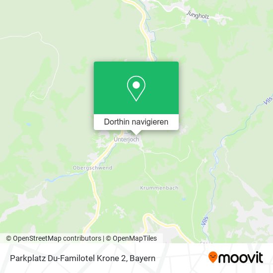 Parkplatz Du-Familotel Krone 2 Karte