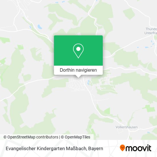 Evangelischer Kindergarten Maßbach Karte
