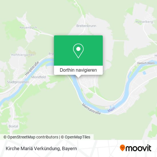 Kirche Mariä Verkündung Karte