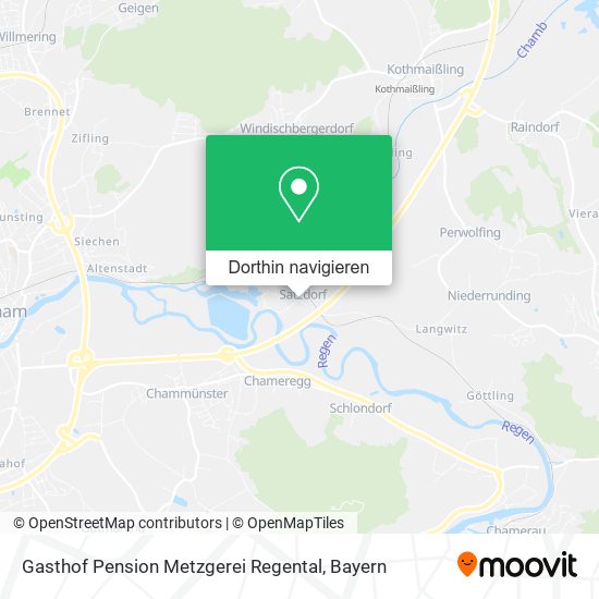 Gasthof Pension Metzgerei Regental Karte