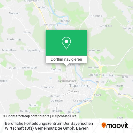 Berufliche Fortbildungszentrum Der Bayerischen Wirtschaft (Bfz) Gemeinnützige Gmbh Karte