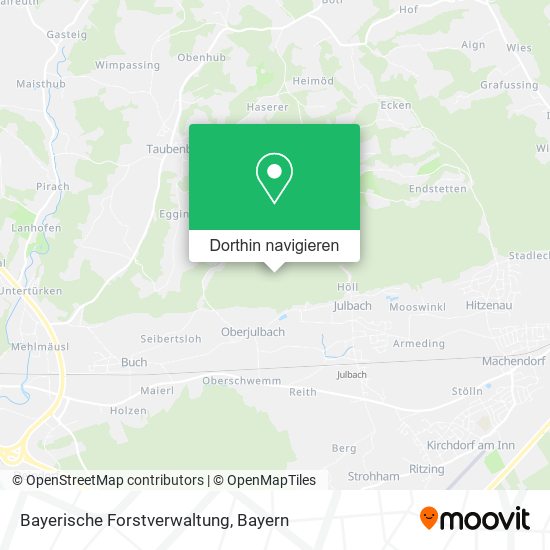 Bayerische Forstverwaltung Karte