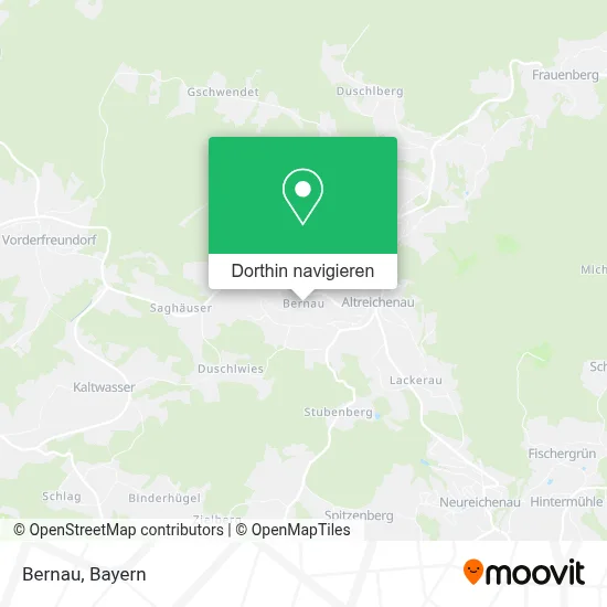Bernau Karte