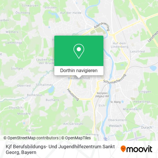 Kjf Berufsbildungs- Und Jugendhilfezentrum Sankt Georg Karte