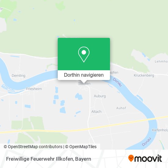 Freiwillige Feuerwehr Illkofen Karte