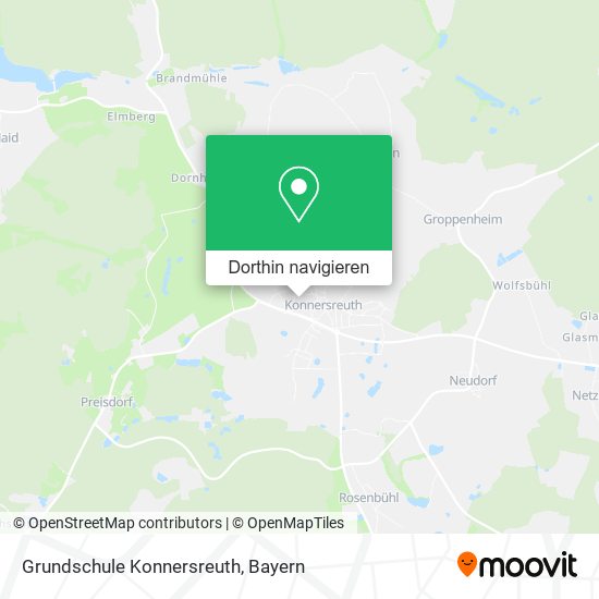 Grundschule Konnersreuth Karte