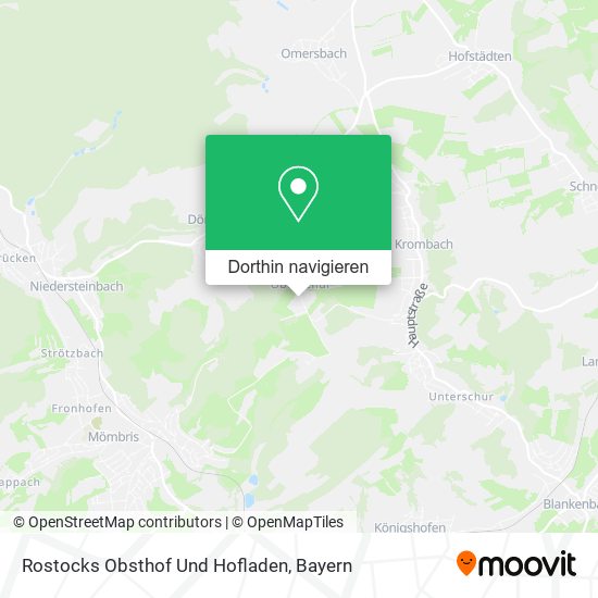 Rostocks Obsthof Und Hofladen Karte