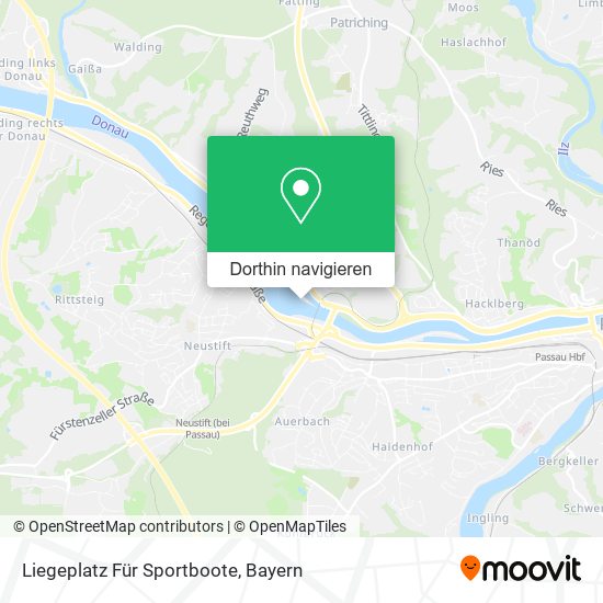 Liegeplatz Für Sportboote Karte