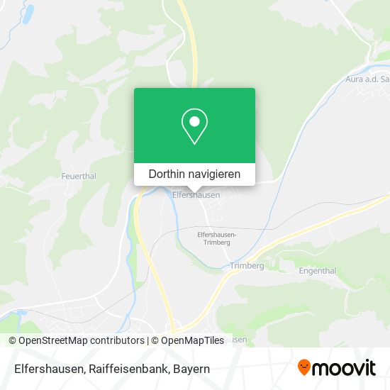 Elfershausen, Raiffeisenbank Karte