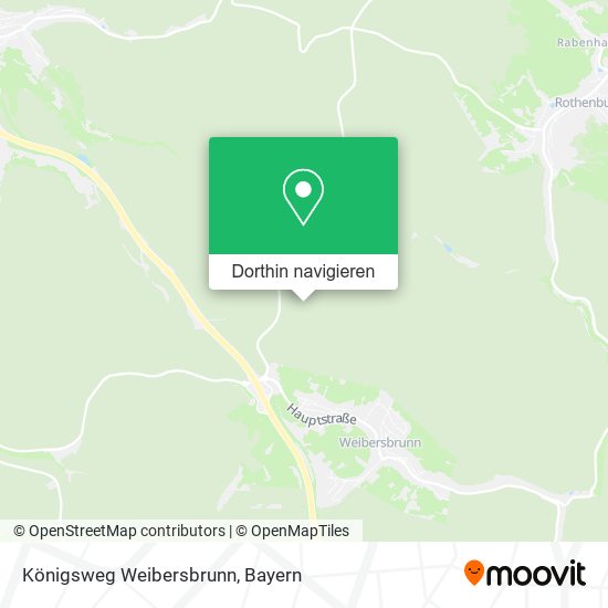 Königsweg Weibersbrunn Karte
