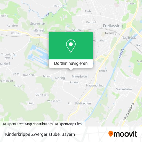 Kinderkrippe Zwergerlstube Karte