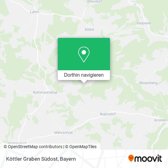 Köttler Graben Südost Karte