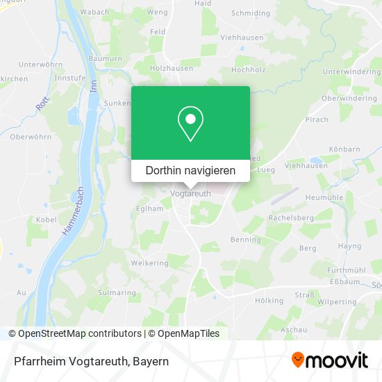 Pfarrheim Vogtareuth Karte