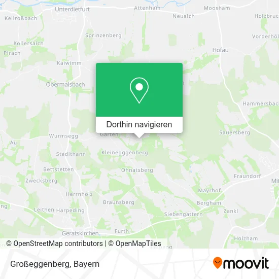 Großeggenberg Karte