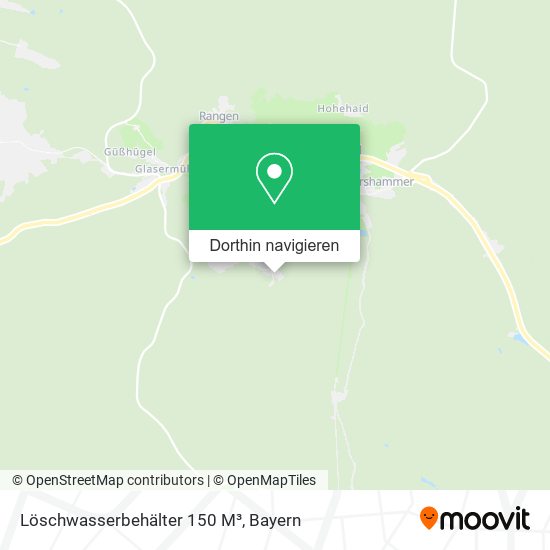 Löschwasserbehälter 150 M³ Karte