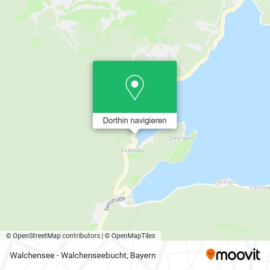 Walchensee - Walchenseebucht Karte