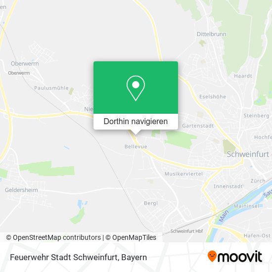 Feuerwehr Stadt Schweinfurt Karte