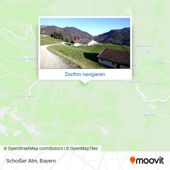 Schoißer Alm Karte