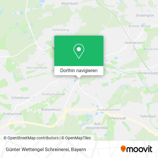 Günter Wettengel Schreinerei Karte