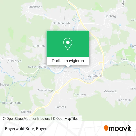 Bayerwald-Bote Karte