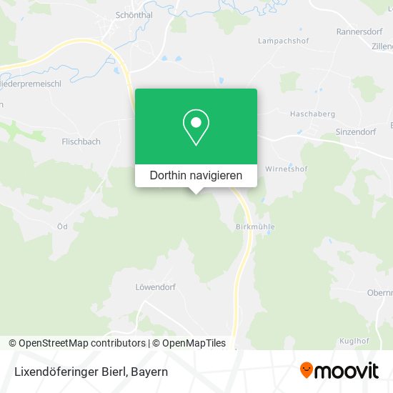 Lixendöferinger Bierl Karte