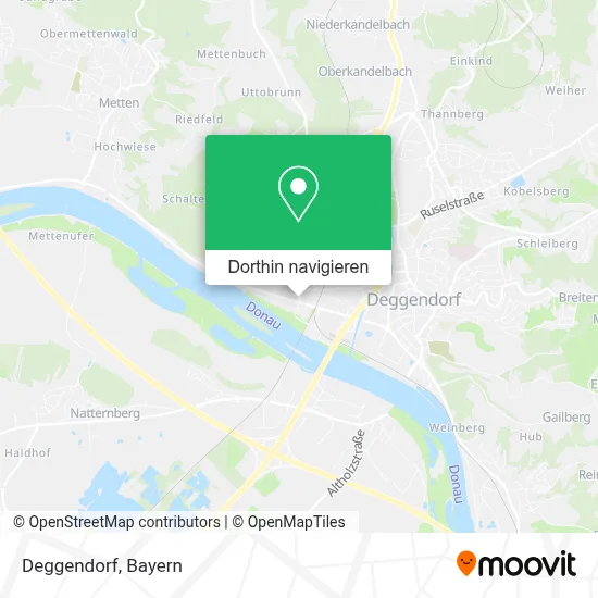 Deggendorf Karte