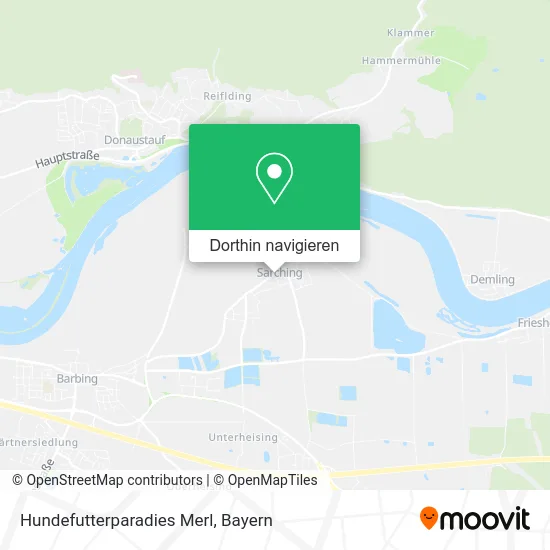 Hundefutterparadies Merl Karte