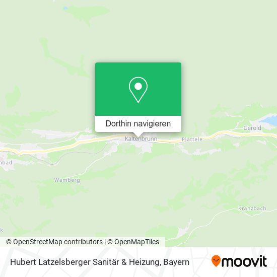Hubert Latzelsberger Sanitär & Heizung Karte