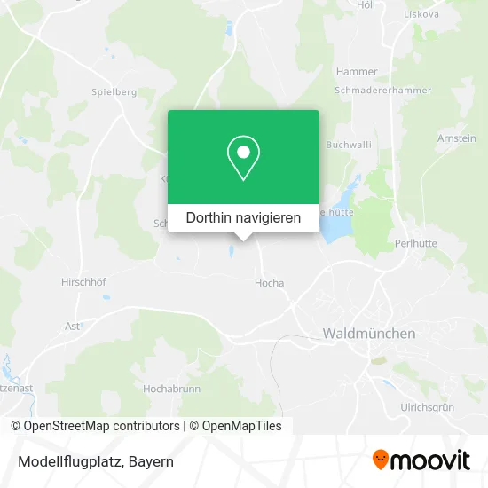 Modellflugplatz Karte