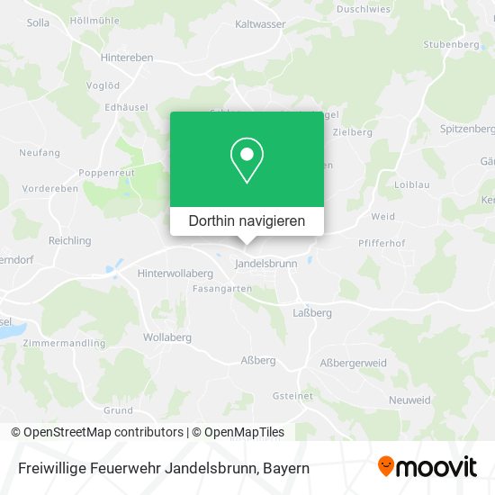 Freiwillige Feuerwehr Jandelsbrunn Karte