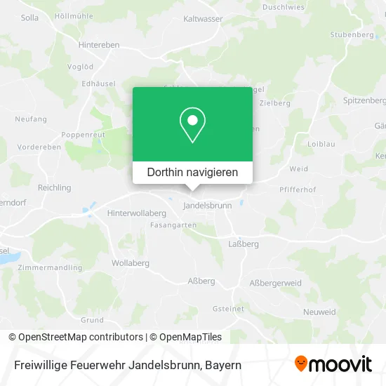 Freiwillige Feuerwehr Jandelsbrunn Karte