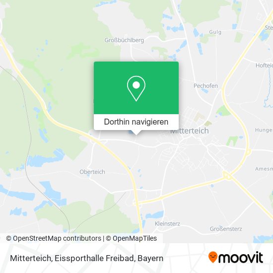 Mitterteich, Eissporthalle Freibad Karte