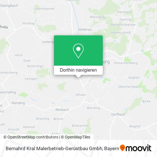 Bernahrd Kral Malerbetrieb-Gerüstbau Gmbh Karte