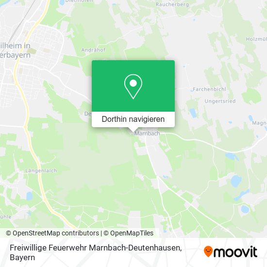 Freiwillige Feuerwehr Marnbach-Deutenhausen Karte