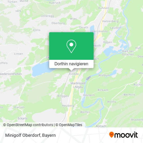 Minigolf Oberdorf Karte
