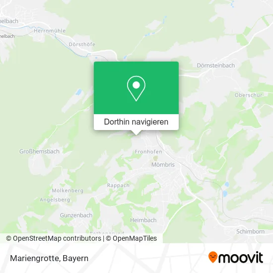 Mariengrotte Karte