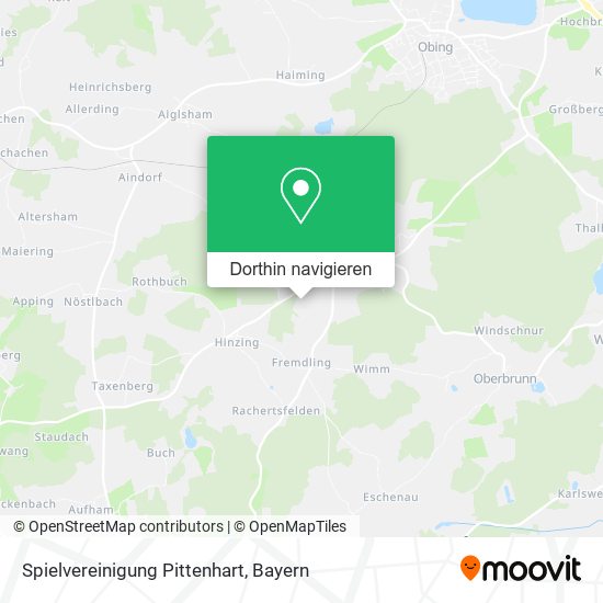 Spielvereinigung Pittenhart Karte