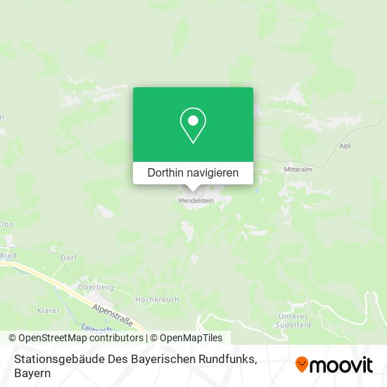 Stationsgebäude Des Bayerischen Rundfunks Karte