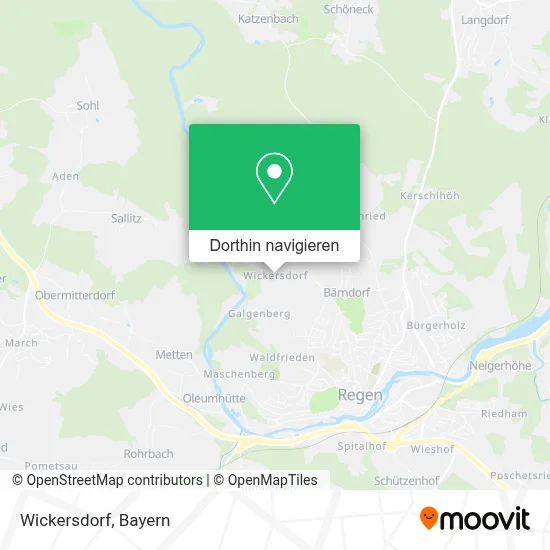 Wickersdorf Karte