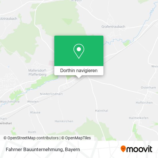 Fahrner Bauunternehmung Karte