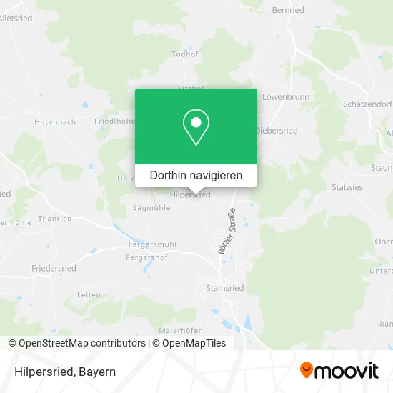 Hilpersried Karte