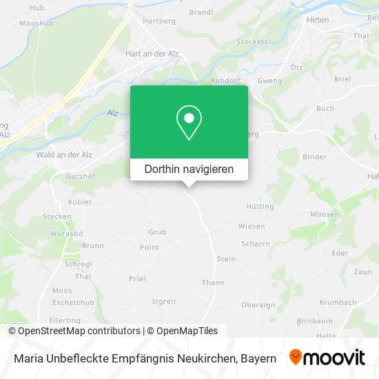 Maria Unbefleckte Empfängnis Neukirchen Karte