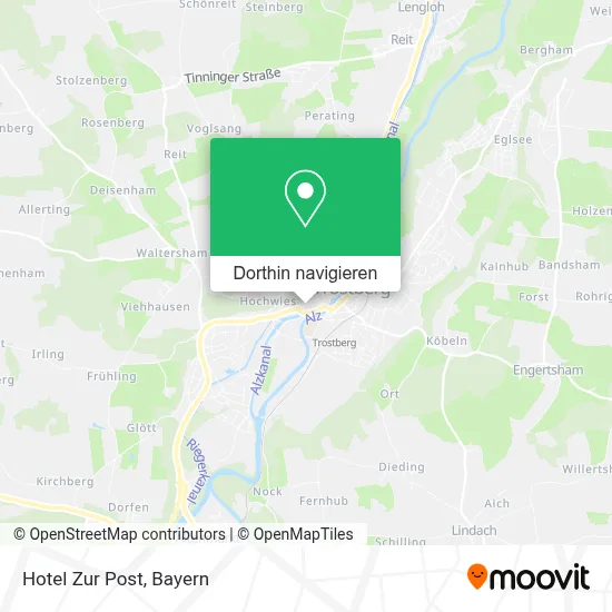 Hotel Zur Post Karte