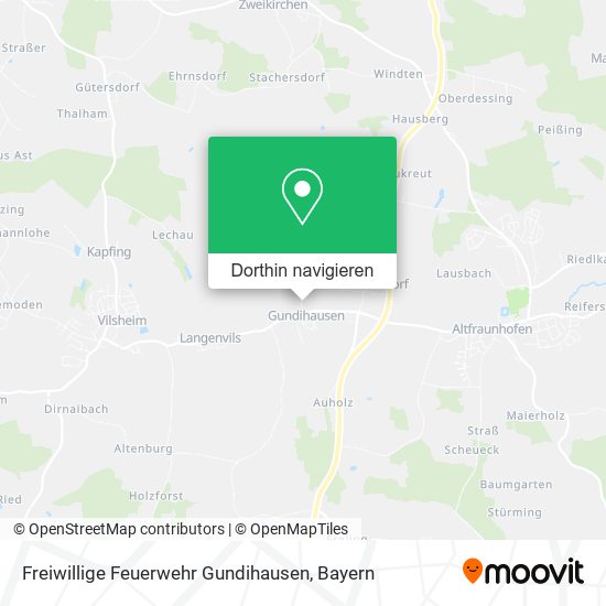 Freiwillige Feuerwehr Gundihausen Karte