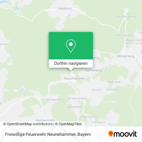 Freiwillige Feuerwehr Neunehammer Karte