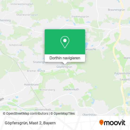 Göpfersgrün, Mast 2 Karte