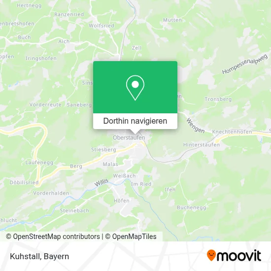 Kuhstall Karte