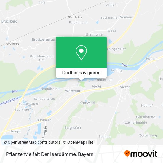 Pflanzenvielfalt Der Isardämme Karte