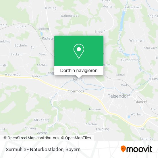 Surmühle - Naturkostladen Karte